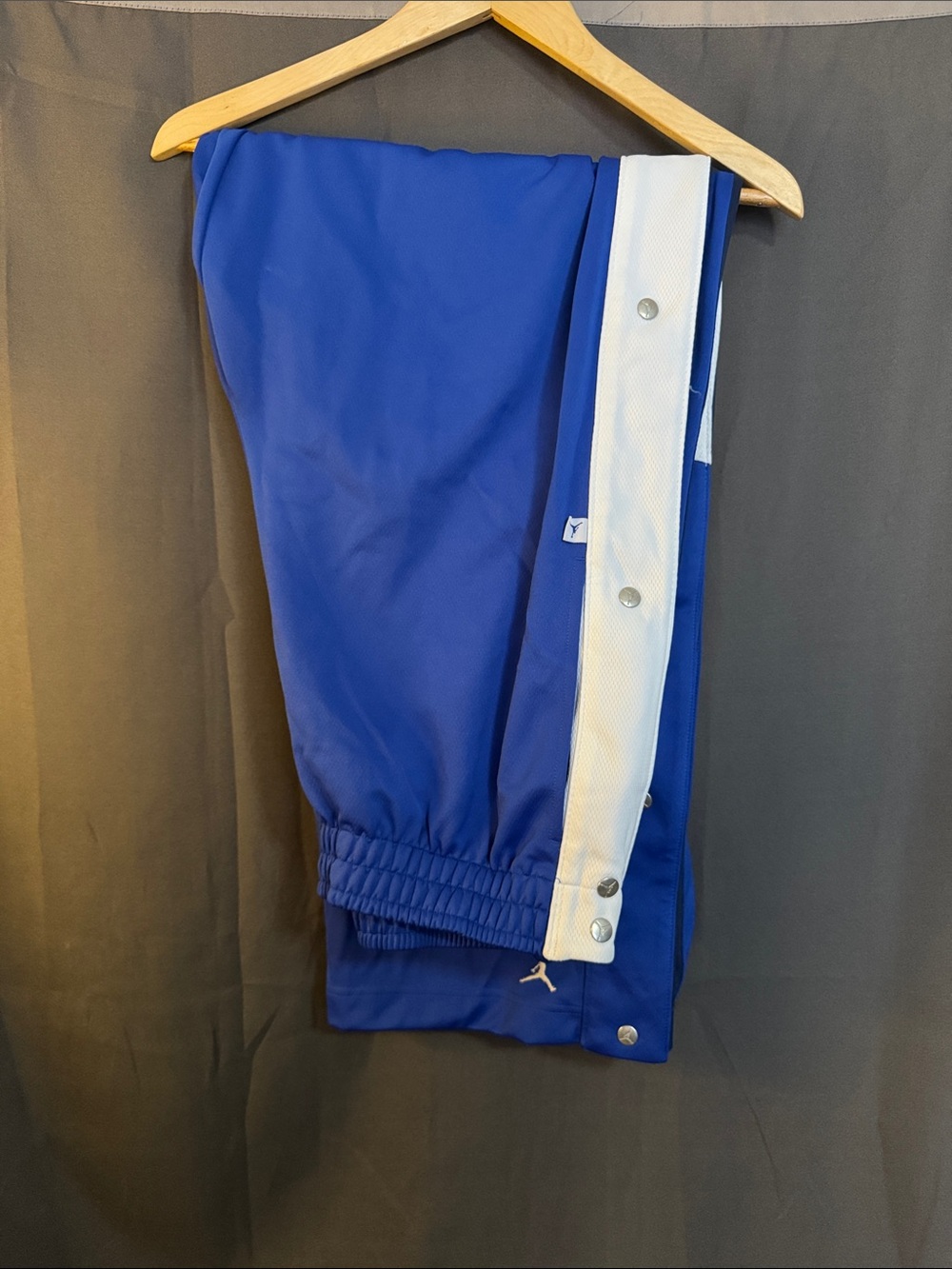 Jordan Men’s Royal Blue Break-away pants with White Stripe